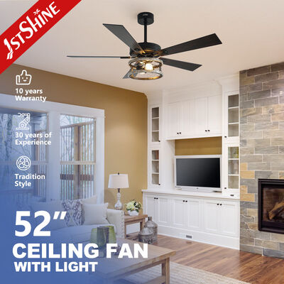 قیمت خوب پنکه سقفی کلاسیک CB SAA ETL 5 Blades با نور برای اتاق نشیمن آنلاین